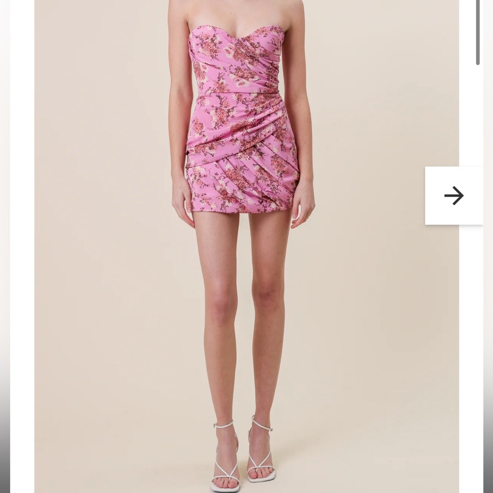 NWT Line & Dot Bloom Strapless Mini Dress